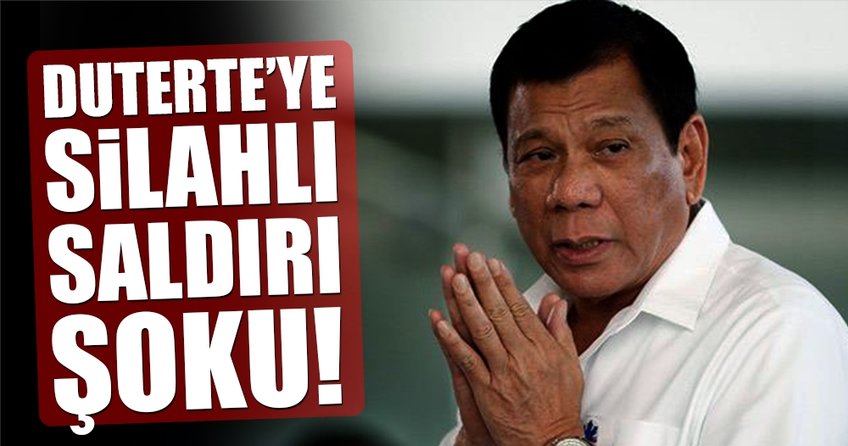 Duterte’ye silahlı saldırı şoku!