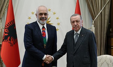 Turkish leader Erdoğan receives Albanian premier for talks