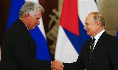 Russian, Cuban presidents meet in Moscow, decry 'unfair' sanctions