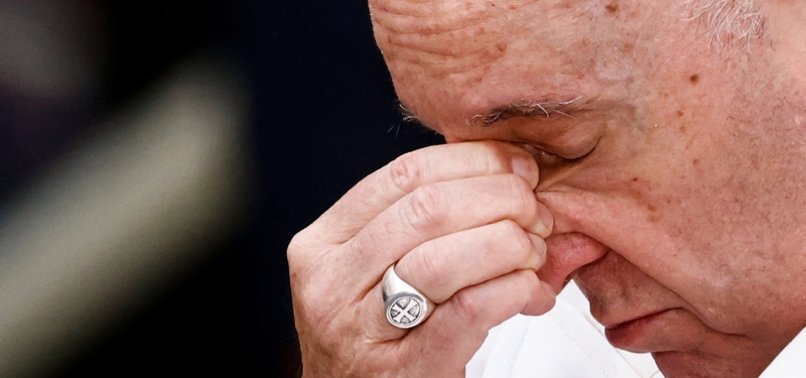 POPE BREAKS DOWN AND CRIES WHILE MENTIONING UKRAINE AT PUBLIC PRAYER