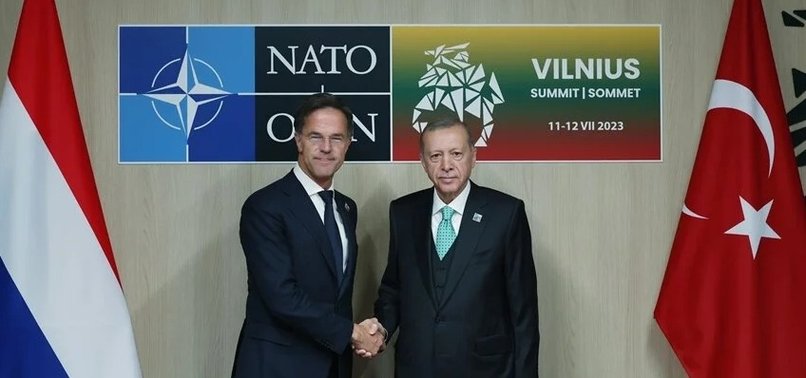 TURKISH, DUTCH LEADERS DISCUSS BILATERAL RELATIONS, APPOINTMENT OF NEXT NATO CHIEF