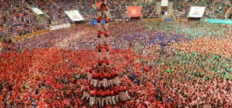 SPAINS HUMAN PYRAMID COMPETITION RETURNS AFTER PANDEMIC