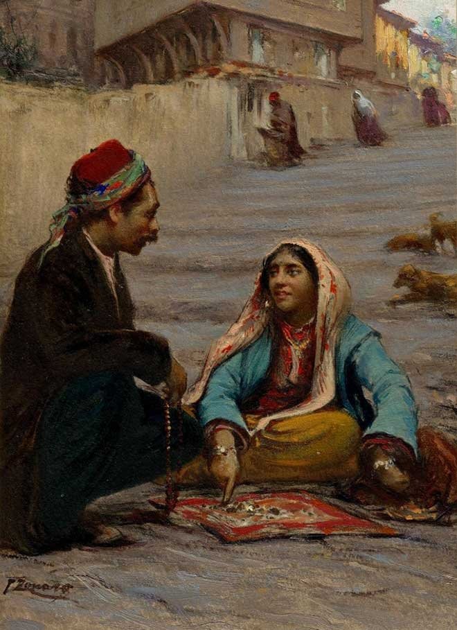 Fausto Zonaro - Falcı