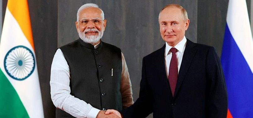 IN MEETING WITH PUTIN, INDIA’S MODI CALLS FOR END TO UKRAINE WAR
