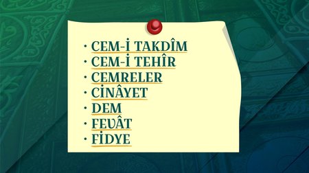 C-D-F Harfleri | Hac Sözlüğü