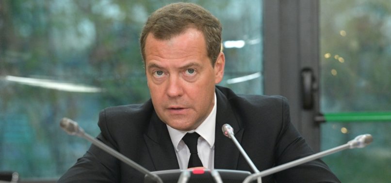 RUSSIAS EX-LEADER MEDVEDEV CALLS FOR ELIMINATION OF ZELENSKY