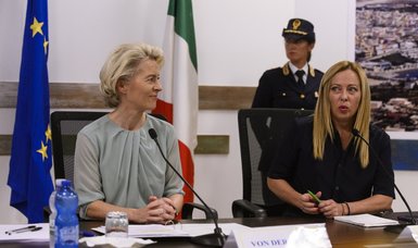EU chief vows new migrant help for Italy after Lampedusa surge
