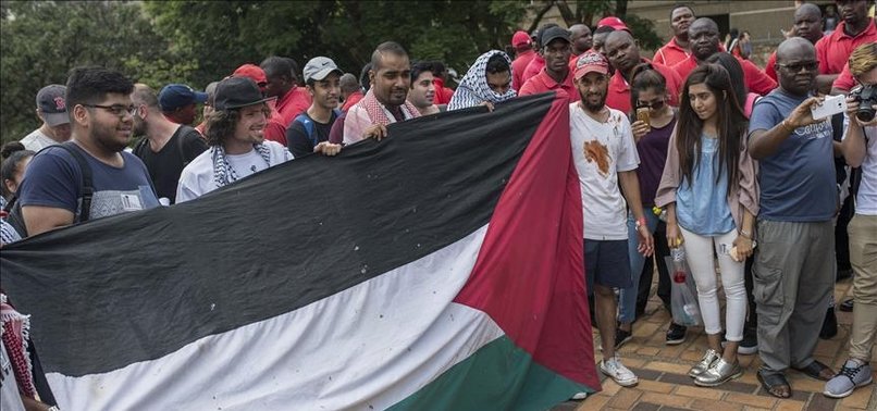 SOUTH AFRICANS PROTEST IN SOLIDARITY WITH AL-AQSA