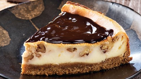 Çikolatalı ve Cevizli Cheesecake