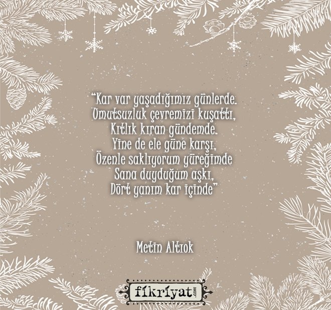 Metin Altıok – Kar