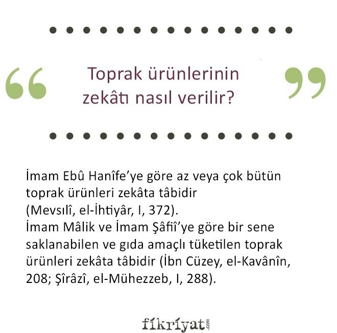 TOPRAK ÜRÜNLERİNİN ZEKATI NASIL VERİLİR?