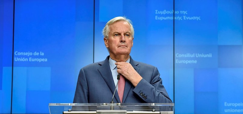 BARNIER WANTS EU TO STEP BACK FROM VACCINE WAR WITH BRITAIN -THE TIMES