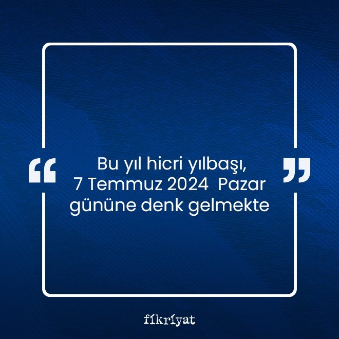 Muharrem ayının önemi