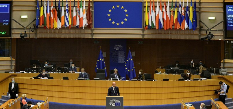 EU PARLIAMENT LEADERS CALL FOR SANCTIONS ON RUSSIA IF IT INVADES UKRAINE