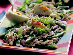Tavuklu Fasulye Salatası
