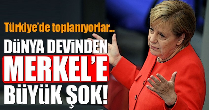 Dünya devinden Merkel’e büyük şok!