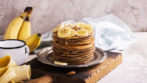 Fit tarif: Yulaflı muzlu pankek