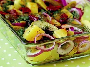 Soya Soslu Patates Salatası