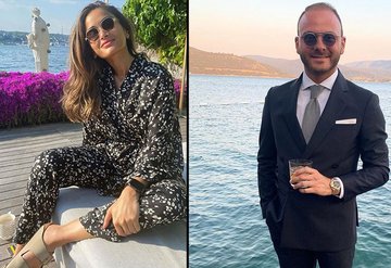 Murat Gezer ve Nazlı Çarmıklı nişanlandı