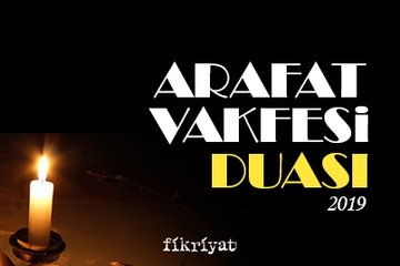 Arafat vakfesi duası 2019