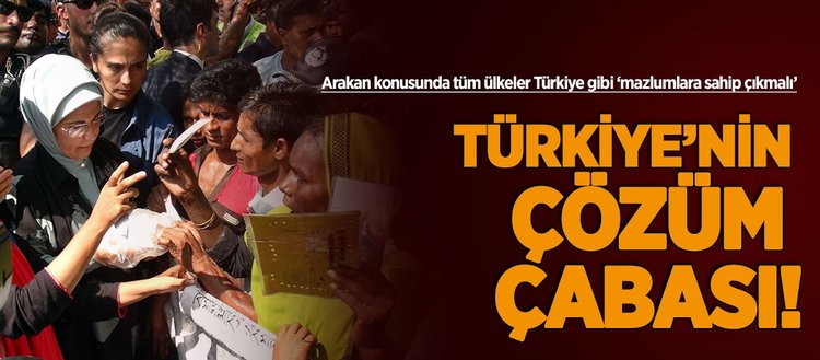 Mazlumlara sahip çıkan güçlülerle müzakere eden ülke Türkiye