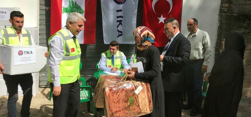TURKISH AID AGENCY HELPS SYRIAN REFUGEES IN LEBANON