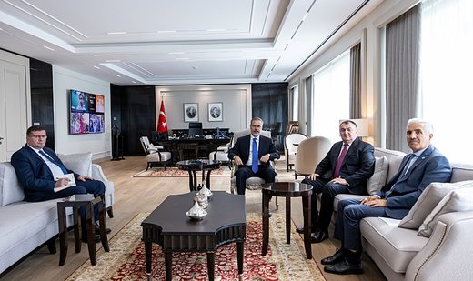 Turkish FM receives leaders of World Union of Ahiska Turks