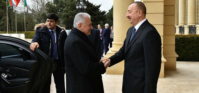 TURKISH PREMIER BEGINS TWO-DAY VISIT TO AZERBAIJAN