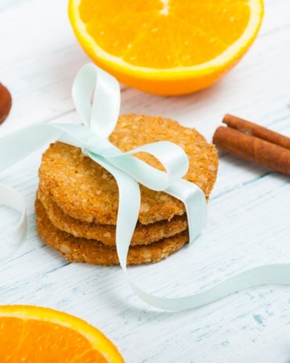 Fit portakallı yulaflı kurabiye tarifi