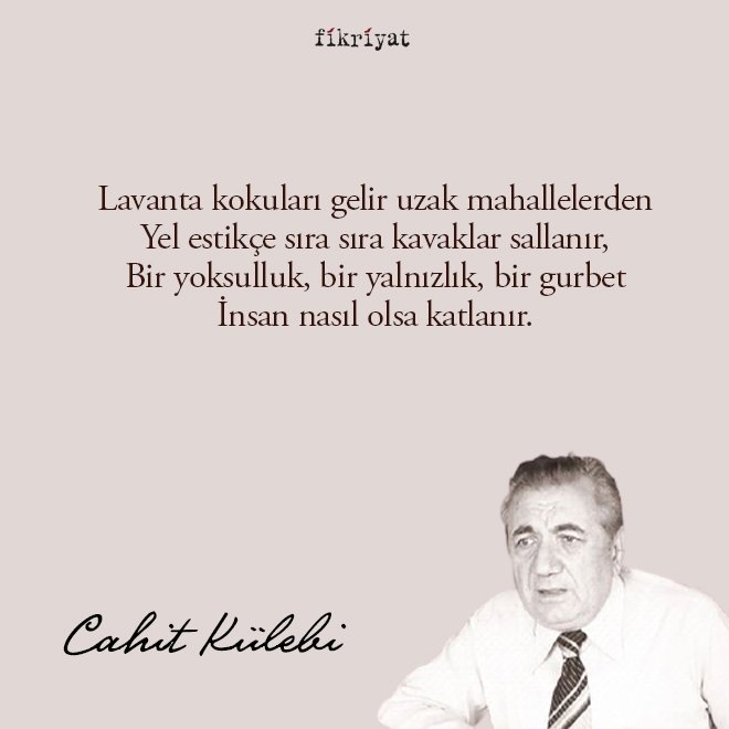 Cahit Külebi şiirleri