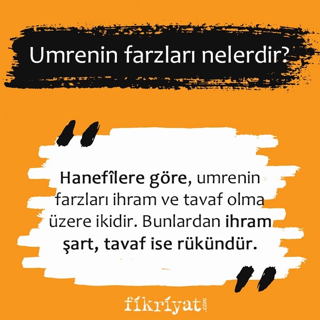 Umrenin farzları nelerdir?