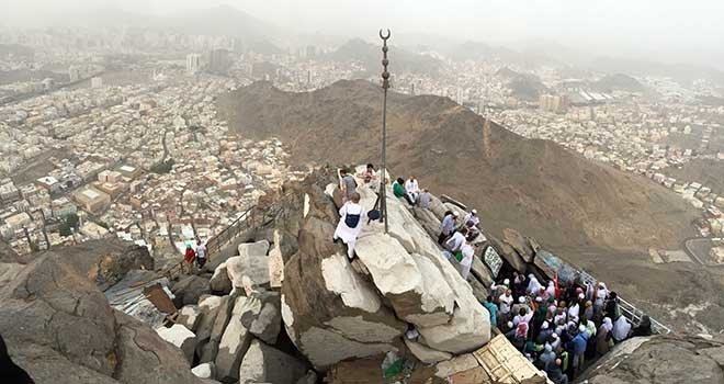 Hacı adaylarının Hira heyecanı