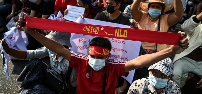 THOUSANDS GATHER FOR SECOND DAY OF STREET PROTESTS IN MYANMAR