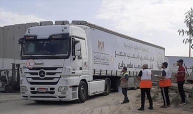 Palestine Red Crescent says 65 aid trucks entered Gaza City, North Gaza
