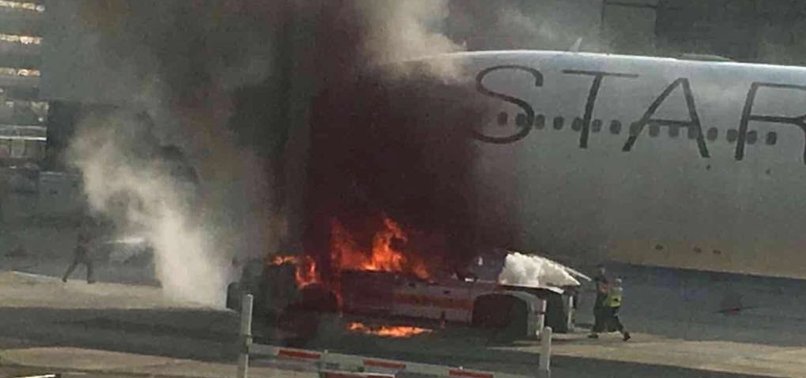 TEN SLIGHTLY INJURED AS FIRE BREAKS OUT AT FRANKFURT AIRPORT