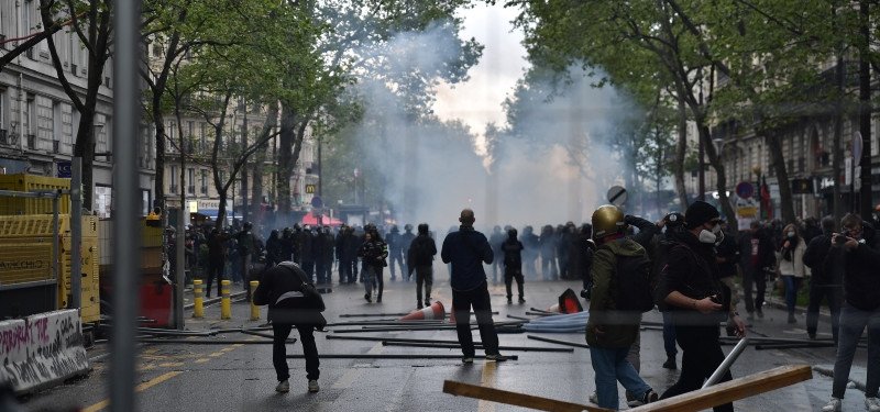 Police arrest 540 during Labor Day protests in France, says minister