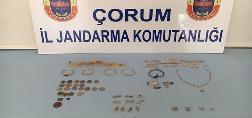 NEARLY 50 HISTORICAL ARIFACTS SEIZED IN ANTI-SMUGGLING OP IN NORTHERN TURKEY