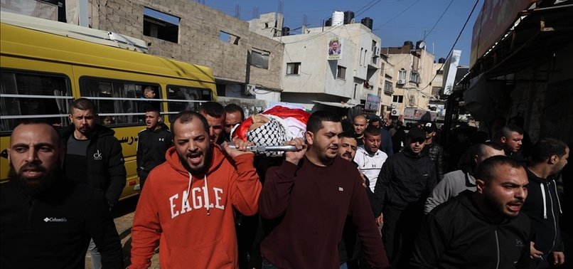 PALESTINES PRESIDENT DECLARES 3-DAY MOURNING ON JENIN EVENTS