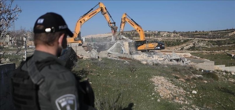 ISRAEL ARMY DEMOLISHES 3 MORE PALESTINIAN HOMES IN OCCUPIED WEST BANK