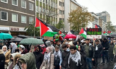 Around 17,000 people take part in pro-Palestinian protest in Dusseldorf