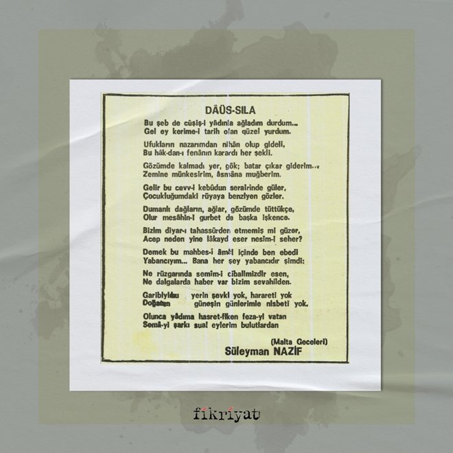 Orhan Seyfi Orhon’un Gözünden Süleyman Nazif