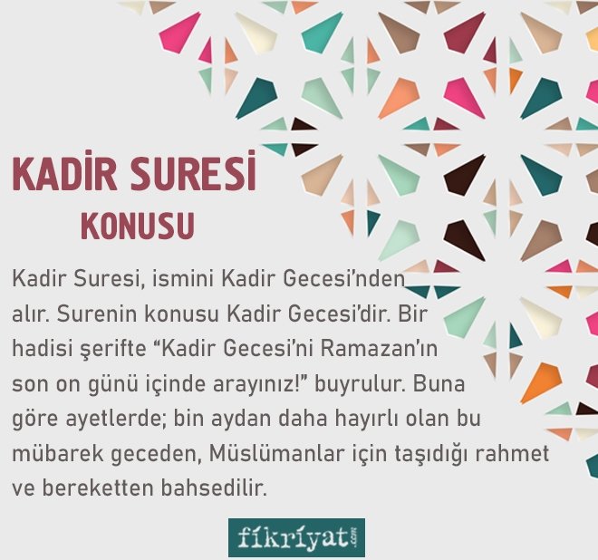 KADİR SURESİ’NİN KONUSU NEDİR?