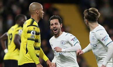 Manchester City take top spot after comfortable win at Watford