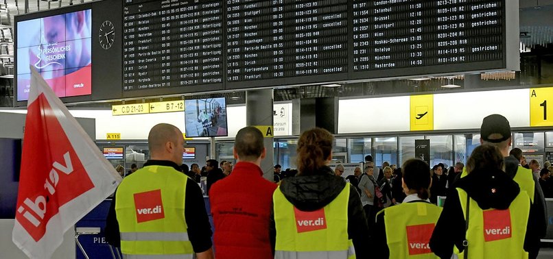 GERMAN AIRPORT SECURITY STAFF STRIKE LEADS TO CHAOS