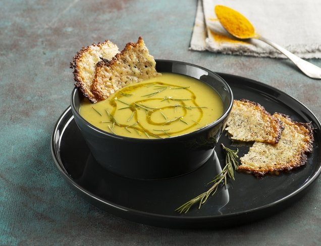 Peynir Cipsli Pırasa Çorbası