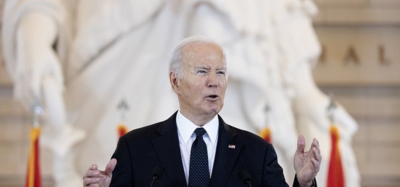 BIDEN SAYS NO PLACE ON ANY CAMPUS IN AMERICA FOR ANTISEMITISM