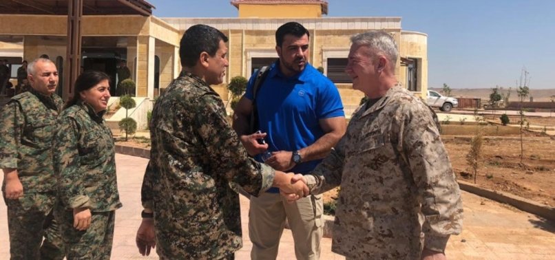 US GENERAL, AMBASSADOR MEET YPG TERROR GROUP IN SYRIA