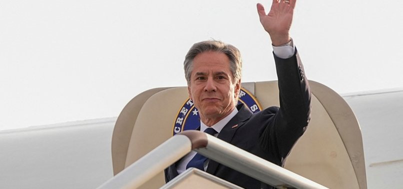 U.S. SECRETARY OF STATE LANDS IN CHINA ON CRUCIAL VISIT