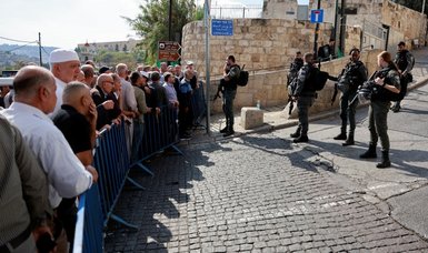 Israeli restrictions prevent thousands of Palestinians from attending Friday prayers at Al-Aqsa Mosque