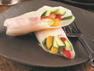 Çiğ Sebzelerle Spring Roll